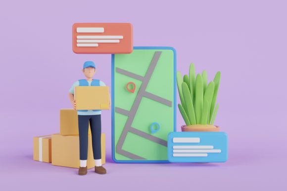 3D Courier Service Delivery with Map App: Revolutionizing Logistics and Visualization
