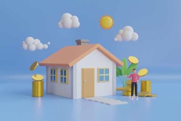 3D Illustration of Property Investment: Bringing Real Estate to Life in Digital Spaces