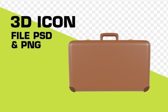 3D Retro Suitcase: A Timeless Design Element for Modern Digital Projects