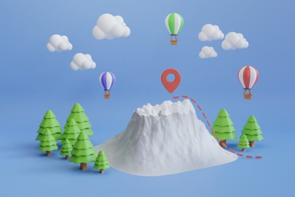 3D The Mountains Are Surrounded by Pine: A Versatile Visual for Real-World Applications