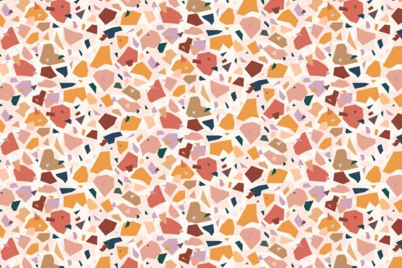 Colorful Terrazzo Pattern: A Creative Design Solution