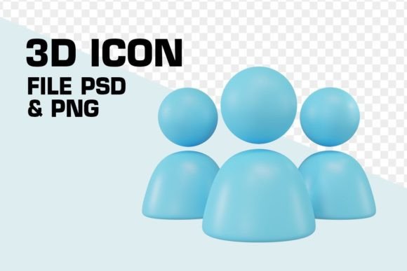 Enhancing Digital Projects with the 3d Blue User Icon Set