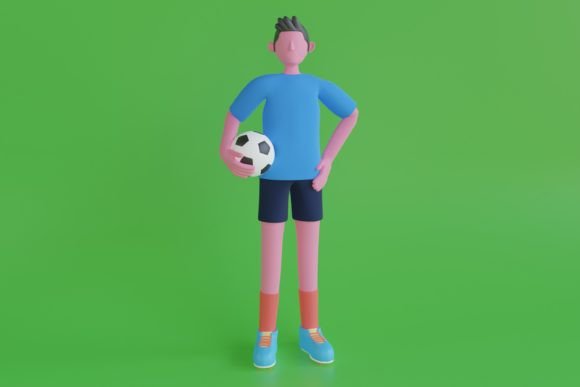 How to Choose and Use a 3D Football Player with Ball Design for Your Projects