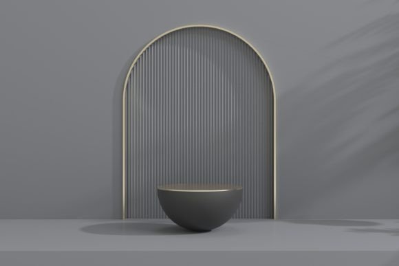 Realistic Podium in Arch Window: A Versatile Tool for Product Presentation