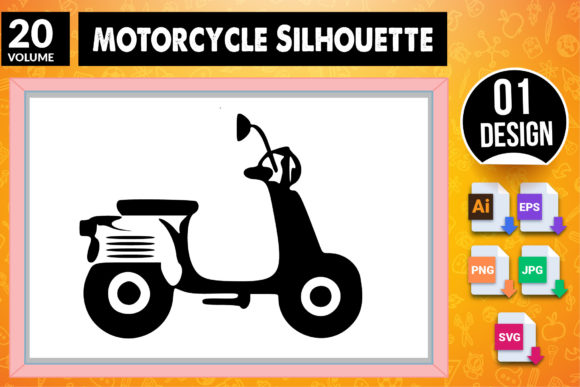 Unlock Creative Possibilities with the Motorcycle Silhouette SVG Craft Design20