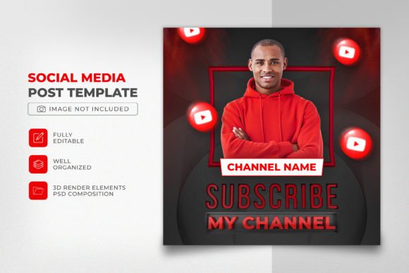 Youtuber 3D Social Media Post Template: A Strategic Tool for Creative and Professional Growth